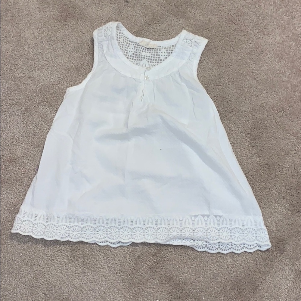 A white tank top